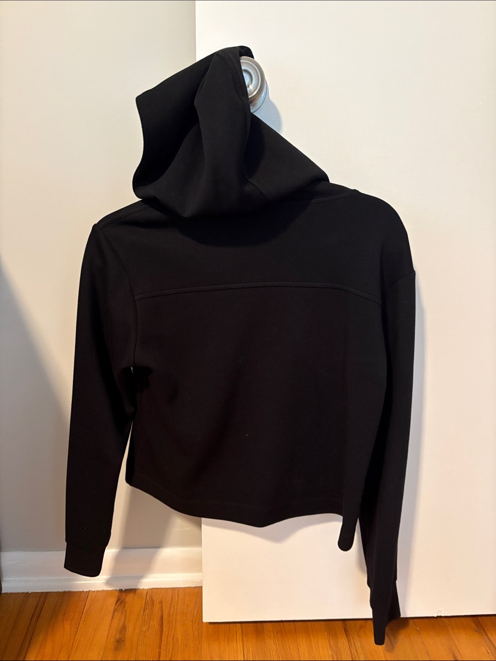 CAbi Low Key Black Hooded Snap Jacket - Picture 5 of 11
